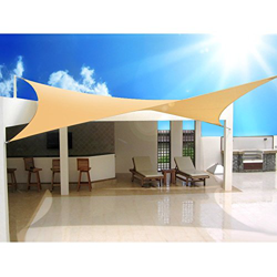 Green Blue - Toldo para jardín Vela de Sombra Cuadrado o Triangular Impermeable Diferentes Medidas (Cuadrado, 5,0) precio