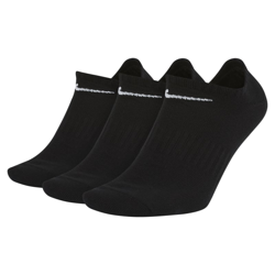 Nike Everyday Lightweight Calcetines cortos de entrenamiento (3 pares) - Negro características