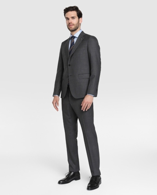 Emidio Tucci - Traje De La Colección Black De Lana De Hombre Slim Mouliné Gris