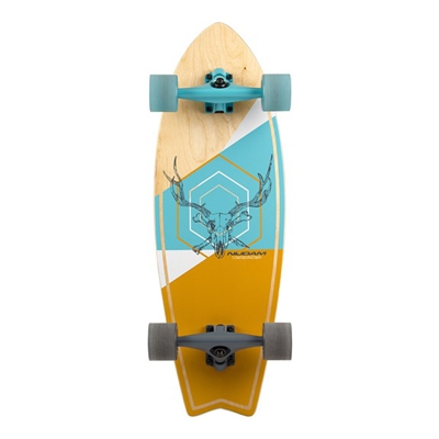 Nijdam - Skate 52NM Cruiser Longboard 30'' Stag Skull