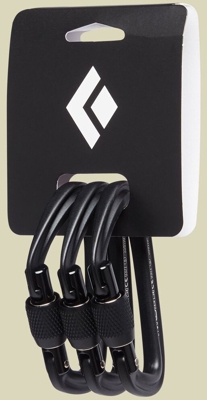 Black Diamond Hotforge Screwgate 3 Pack Black