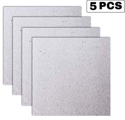 Fallcon Mica Microondas Reparación de Microondas Mica de Placas Hojas de Microondas 13 x 13cm (5 PCS) características
