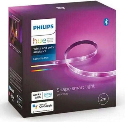 Philips Hue White And Color Ambiance Bluetooth Lightstrip Plus Basic Set 2m V4 (70342400)