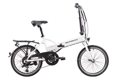 F.lli Schiano E- Sky Bicicleta eléctrica Plegable, Unisex Adulto, Blanca, 20" características