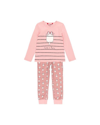 Boboli - Pijama De Niña Dos Piezas Con Rayas Y Conejo