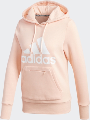 Adidas Badge of Sport Sweatshirt Fleece Hoodie haze coral (GC6918)