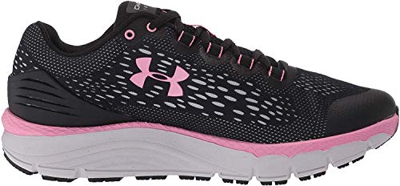 Under Armour UA W Charged Intake 4, Zapatillas de Running para Mujer, Negro (Black/Halo Gray/Lipstick), 38 EU