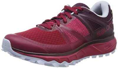 Salomon Trailster GTX W, Zapatillas de Trail Running para Mujer, Rosa (Cerise/Potent Purple/Heather), 36 EU