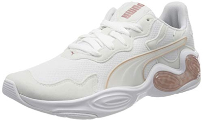 PUMA Cell Magma WN'S, Zapatillas de Running para Mujer, Negro White/Rose Gold 01, 40.5 EU