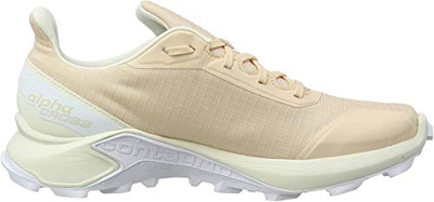 Salomon ALPHACROSS GTX W, Zapatillas de Trail Running para Mujer, Rosa Bellini Vanilla Ice White, 38 EU