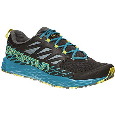 La Sportiva Lycan, Zapatillas de Trail Running para Hombre, Multicolor (Black/Tropical Blue 000), 40 EU