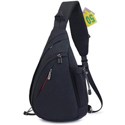JSDing Bolso Pecho Hombre Mujer | Mochila Cruzada Impermeable | Bandoleras Cruzada Bolso Bandolera Bolso Deportivo para Aire Libre Gimnasio Viajes Sen precio