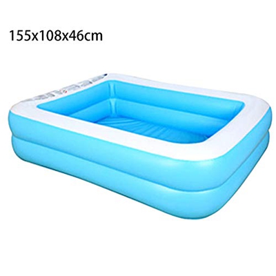 Piscina de PVC gruesa, hinchable, de jardín, para familias, fiestas, No cero., Como se muestra en la imagen., 155 x 108 x 46 cm
