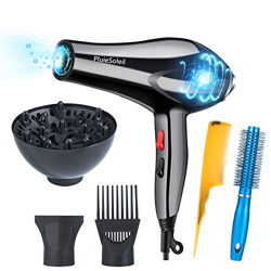PluieSoleil Profesional Ionico Secador de Pelo con Difusor, Secador de Cabello AC-Motor 3000W para las Mujeres, Silencioso Secador de Pelo para el Hog en oferta