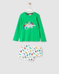 Cotton Juice - Pijama De Niño Verde Con Dinosaurio características