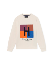 Hackett - Sudadera De Niño Blanca en oferta