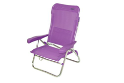Crespo Quality ferreteria Plus M293503 - Silla Posiciones Aluminio Playa multifibra Lila - al/223-m-47 en oferta
