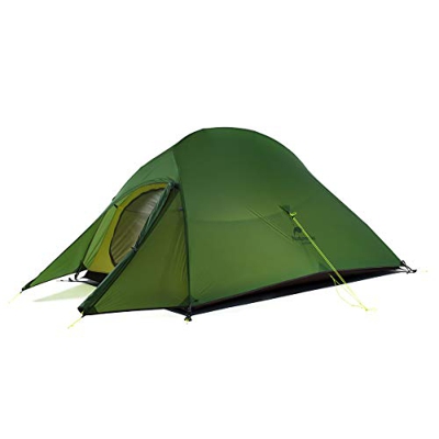 Naturehike Tienda de campaña Mejorar Cloud Up 2 Persona Tienda de Trekking Ultraligero Impermeable (20D Verde Bosque)