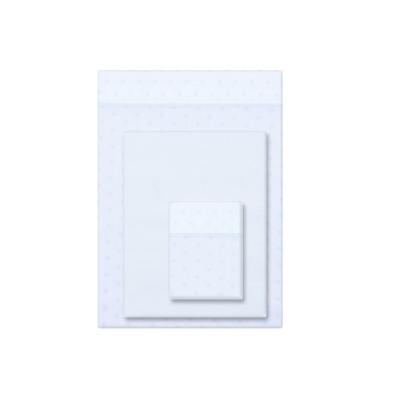 Cotton Juice Baby Home - Juego De Sábanas 3 Piezas Para Moisés (35 X 75 Cm.) Estampado Estrellas Celeste Celeste