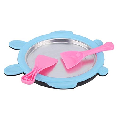 Jeffergarden Máquina para Hacer Helados Ice Cream Maker Mini Máquina de Hacer Helados en el hogar para niños(Azul)