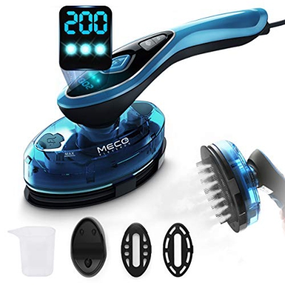 MECO ELEVERDE Plancha Vapor Vertical Calentamiento Rápido Plancha Temperatura& Vapor Ajustable Plancha de Vapor Portátil 1500W Hogar/Viaje Función 2 e