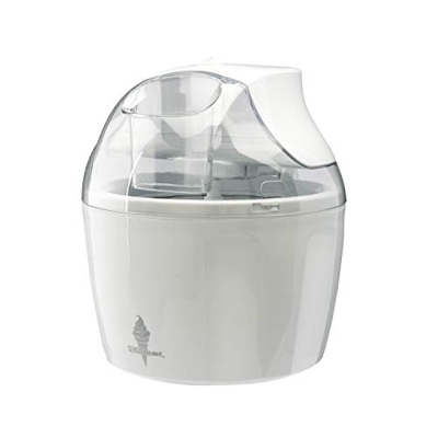 Máquina de helados Sensio Home - Máquina de sorbetes para helados Máquina de yogurt congelado Paleta mezcladora desmontable - Fácil de operar - Incluy