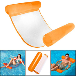 Hamaca de Agua, Tumbona Flotante Hamaca 4 en 1 Piscinas De Verano Al Aire Libre Inflable del Flotador Hamaca Cama Plegable para Sillas De Agua Flotant en oferta