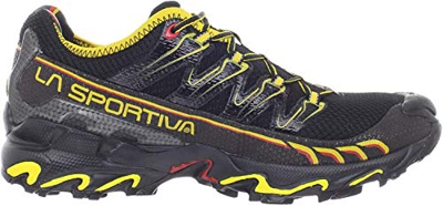 La Sportiva Ultra Raptor, Zapatillas de Running para Hombre, Negro/Amarillo, 44.5 EU