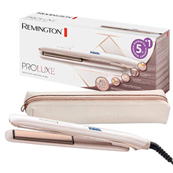Remington S9100 ProLuxe - Plancha de Pelo, Cerámica, Digital, 9 ajustes, Rosa Metalizado características