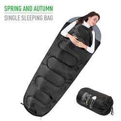 Active Forever Saco Dormir Momia Ultraligero Sacos De Dormir Adultos Acampada, Impermeable con Bolsa De Compresión, para Viajes, Camping, Senderismo,  precio