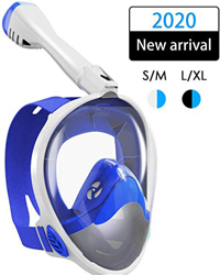 Máscara de Buceo, Máscara de Snorkel, Máscara de Buceo Fácil Respiración para Adultos, Máscara de Esnórquel con Soporte de Cámara Desmontable, Parte S en oferta