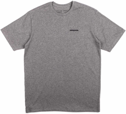 Patagonia P-6 Logo Responsibili-Tee gravel heather en oferta
