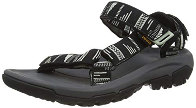Teva Hurricane Xlt2, Sandalias de Punta Descubierta para Mujer, Negro (Chara Black Crblc), 38 EU
