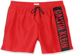 Calvin Klein Medium Drawstring Bañador, Rojo (High Risk XBG), Large para Hombre características