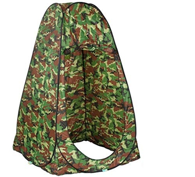 HYU Tienda de campaña baño WC Ducha Vestuario Impermeable Camping desplegable Pop Up Camuflaje