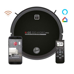 Hoover H-GO 300 - Hydro Pro - HGO330HC Robot Aspirador, Aspira, Barre, friega y Pasa la mopa, 2 depósitos, Wi-Fi, conexión Alexa, 120mins, Mando y Bas en oferta