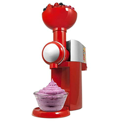 LUOER DIY Frozen Treat Maker, Healthy Dessert Fruit Soft Serve Maker, Máquina de postres de Yogurt de Frutas congeladas casera, 150 W, 220 V,Red características
