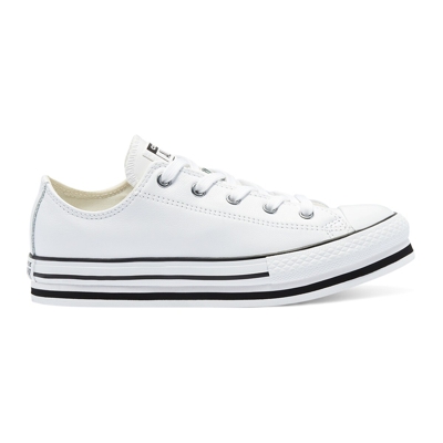 Converse - Zapatillas Casual De Niños Chuck Taylor All Star EVA Lift O Baja Platform Leather Pack Platform