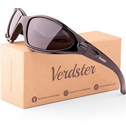 Verdster Airdam – Gafas de Sol Polarizadas para Hombre para Moto – Protección UV, Diseño Cómodo Envolvente con Almohadillas de Espuma – Ideal para Mot en oferta