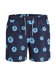 Jack & Jones JJIARUBA JJSWIMSHORTS AKM Tiedye Bañador para Hombre, Azul Marino, M características