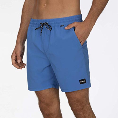 Hurley M One&Only Volley 17' Bañador, Hombre, Pacific Blue
