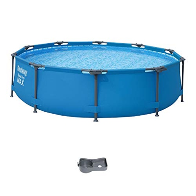Bestway Steel Pro MAX Framepool ohne Pumpe, rund, 305 x 76 cm Piscina, Azul