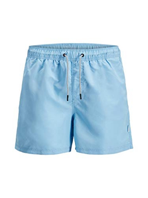 Jack & Jones Jjiaruba Jjswim Shorts AKM STS Bañador para Hombre, Azul De Alaska, M