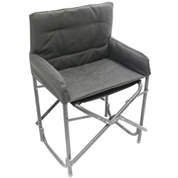 Homecall - Silla plegable de aluminio con respaldo (gris) características
