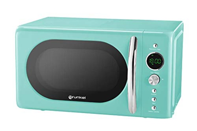 Grunkel - MW-DG V - Microondas Digital de 20l de Capacidad con diseño Vintage y 6 Niveles de Potencia. Función cocción rápida y Temporizador hasta 60 