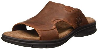 Panama Jack Robin Basics, Sandalias con Punta Abierta para Hombre, Marrón (Cuero C3), 44 EU