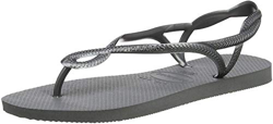 Havaianas Luna, Sandalias de Talón Abierto para Mujer, Gris (Steel Gray), 35/36 EU en oferta