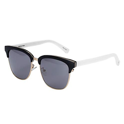 ZENOTTIC Clásico Gafas de Sol Medio Marco para Mujer Hombre Gafas de Sol Retro