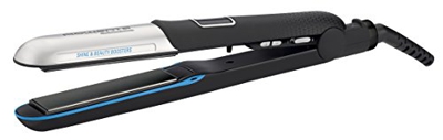 Rowenta Liss & Curl Ultimate Sunshine SF6220E0 - Plancha de pelo con doble salida Iónica, placas aluminio con recubrimiento de nanocerámica ultrashine