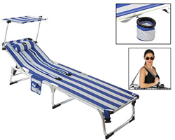 CREVICOSTA QUALITY MARK MARCAS DE CALIDAD Tumbona 1004-2. Full Equip. Azul Y Blanco. precio